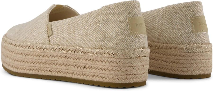 TOMS Valencia espadrilles gold Canvas Dames - Foto 5