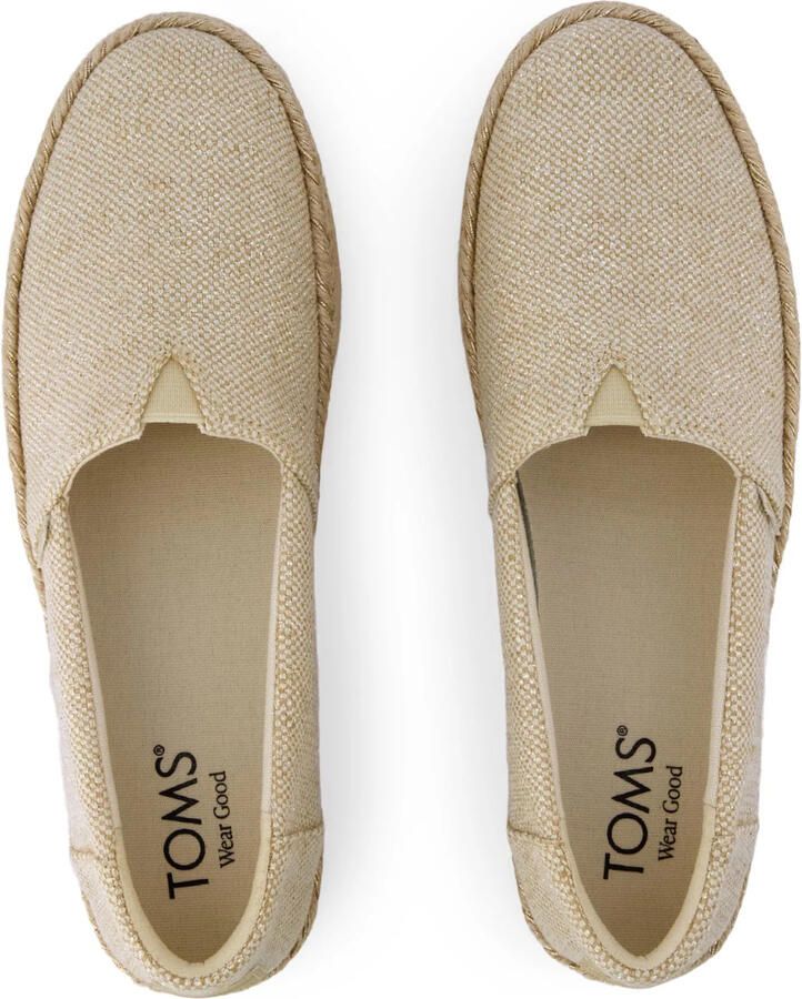 TOMS Valencia espadrilles gold Canvas Dames - Foto 3