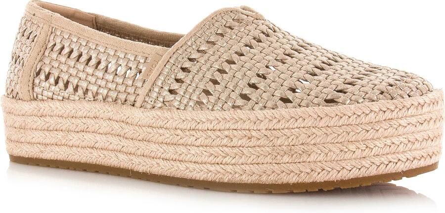 TOMS Valencia espadrilles goud Textiel Dames - Foto 4