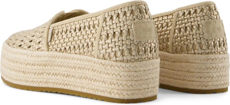 TOMS Valencia espadrilles goud Textiel Dames - Foto 7