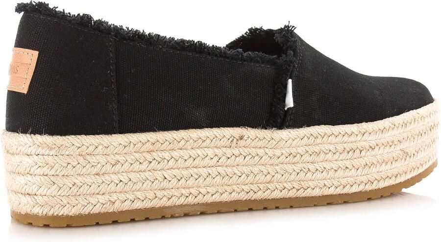 TOMS Espadrilles Dames Valencia Canvas Zwart - Foto 5