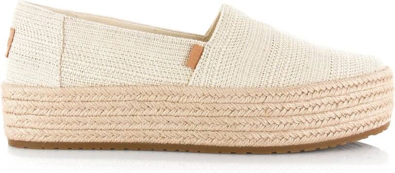 TOMS Valencia | Espadrilles met platea Textiel Dames