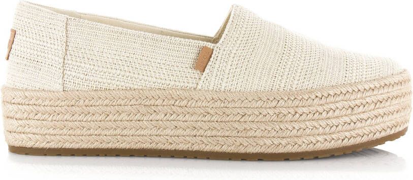 TOMS Valencia | Espadrilles met platea Textiel Dames