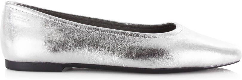 Vagabond Jolin leren ballerina | silve Zilver Leer Ballerina&apos;s Dames
