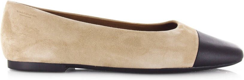 Vagabond Jolin safari black | ballerina van suède Beige Suede Ballerina&apos;s Dames - Foto 7