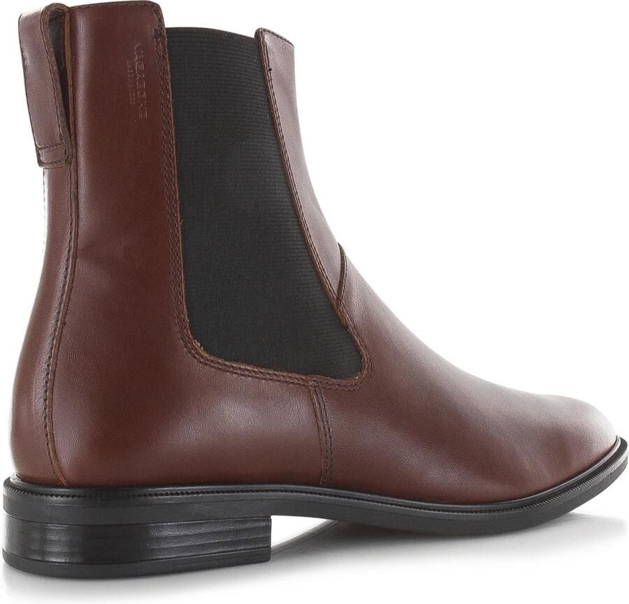 Vagabond Frances 2.0 boots met elastische schacht Bruin Leer Chelsea boots Dames - Foto 2