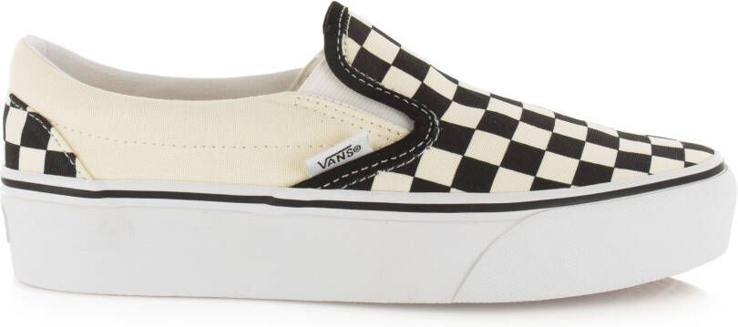 womens black canvas slip on vans