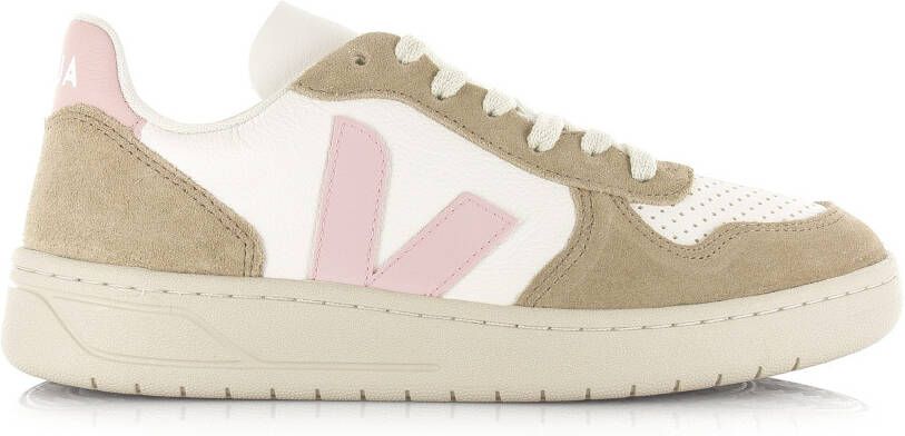 VEJA V-10 | ChromeFree leer Beige Leer Lage sneakers Dames