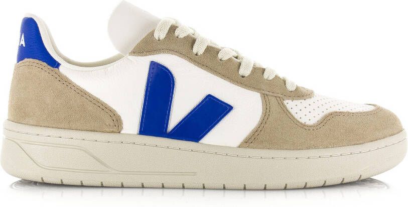 VEJA V-10 | extra white paros sahara Wit Leer Lage sneakers Unisex - Foto 5