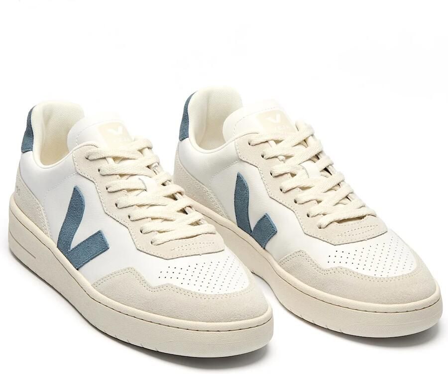 VEJA Lage Sneakers V-90 Maat: 39 Materiaal: Suède Kleur: Wit - Foto 13