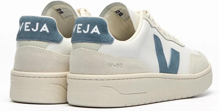 VEJA Lage Sneakers V-90 Maat: 39 Materiaal: Suède Kleur: Wit - Foto 14