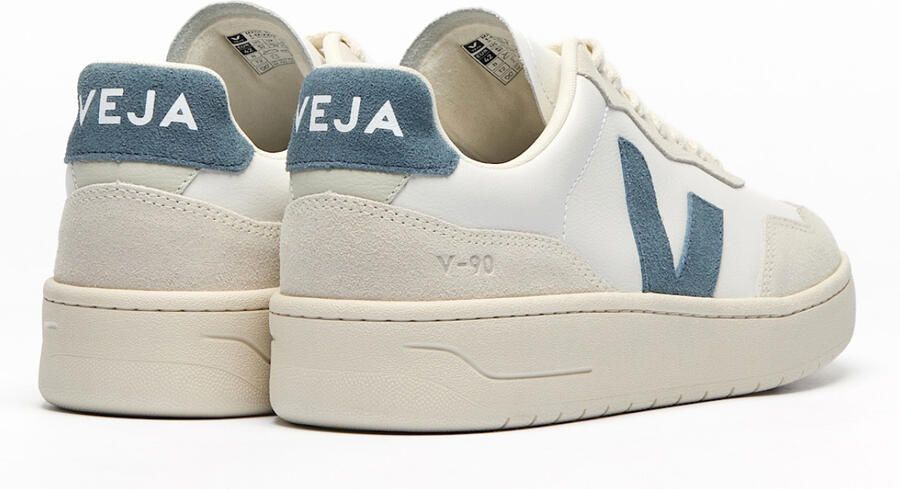 VEJA Lage Sneakers V-90 Maat: 39 Materiaal: Suède Kleur: Wit - Foto 12