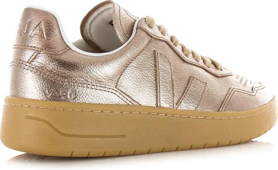 VEJA Lage Sneakers Dames V-90 Maat: 39 Materiaal: Leer Kleur: Bronskleurig - Foto 5