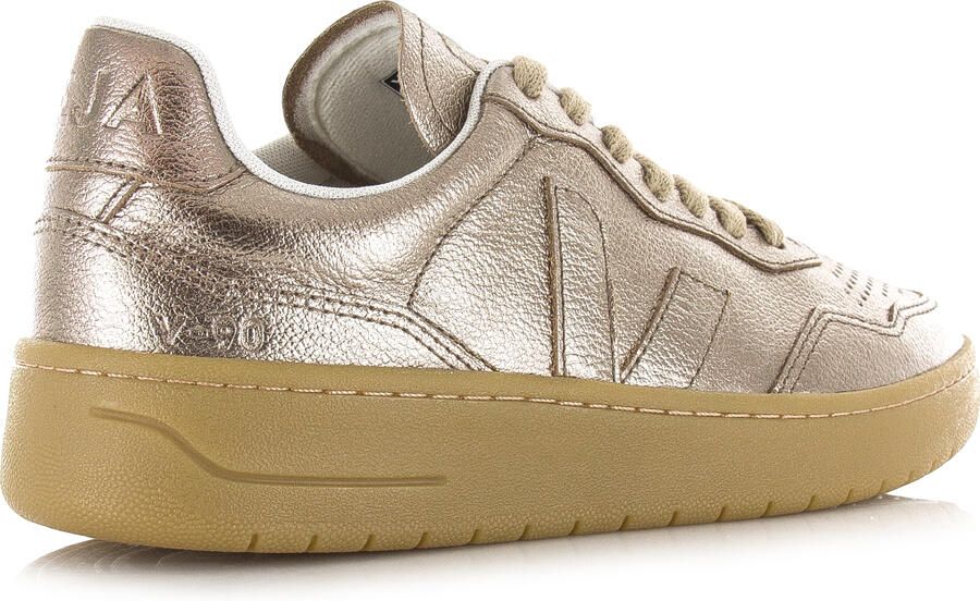 VEJA Lage Sneakers Dames V-90 Maat: 40 Materiaal: Leer Kleur: Bronskleurig - Foto 5
