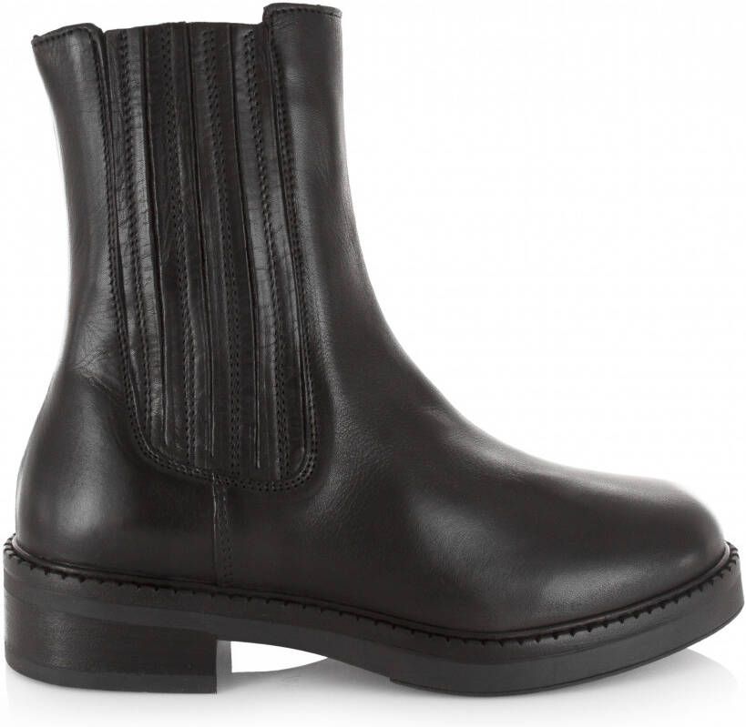 VIA VAI Chelsea Boots Dames Bellamy Stitch Maat: 37 Materiaal: Leer Kleur: Zwart - Foto 4