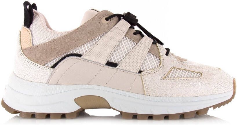 VIA VAI Lage sneakers Dames Danae Colby Maat: 42 Materiaal: Leer Kleur: Zand - Foto 2