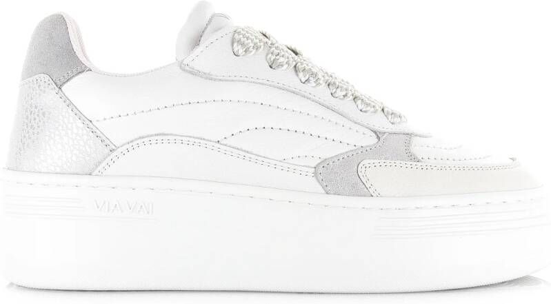 VIA VAI Isa Josie witte sneakers leer Dames
