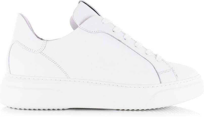 VIA VAI Juno Uni witte sneakers Wit Leer Lage sneakers Dames - Foto 4