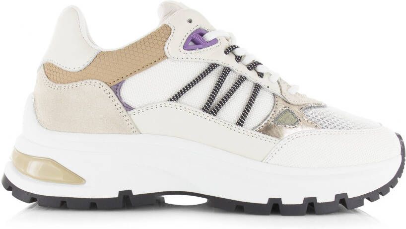 VIA VAI Liz Dae | Dragon combi Wit Leer Lage sneakers Dames - Foto 7