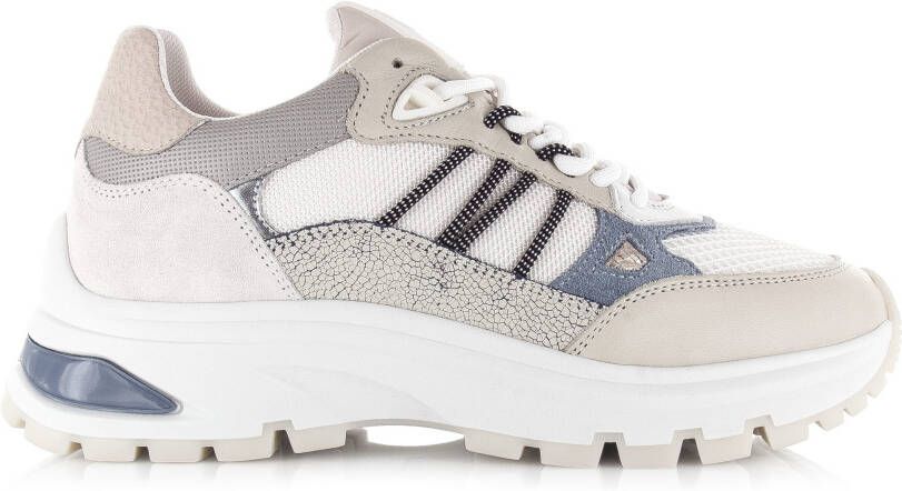 VIA VAI Liz Dae | Vintage combi Alissa Wit Leer Lage sneakers Dames - Foto 4