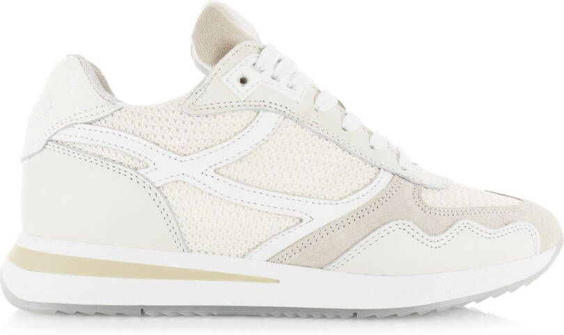 VIA VAI Lage Sneakers Dames Nora Maat: 37 Materiaal: Leer Kleur: Beige - Foto 8
