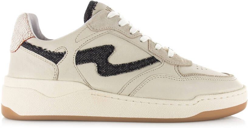 VIA VAI Sam Levi | studio combi creme Wit Leer Lage sneakers Dames - Foto 2