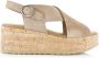 VIA VAI Sissel Raise | suède sleehak sandalen Beige Suede Sandalen met hak Dames - Thumbnail 4