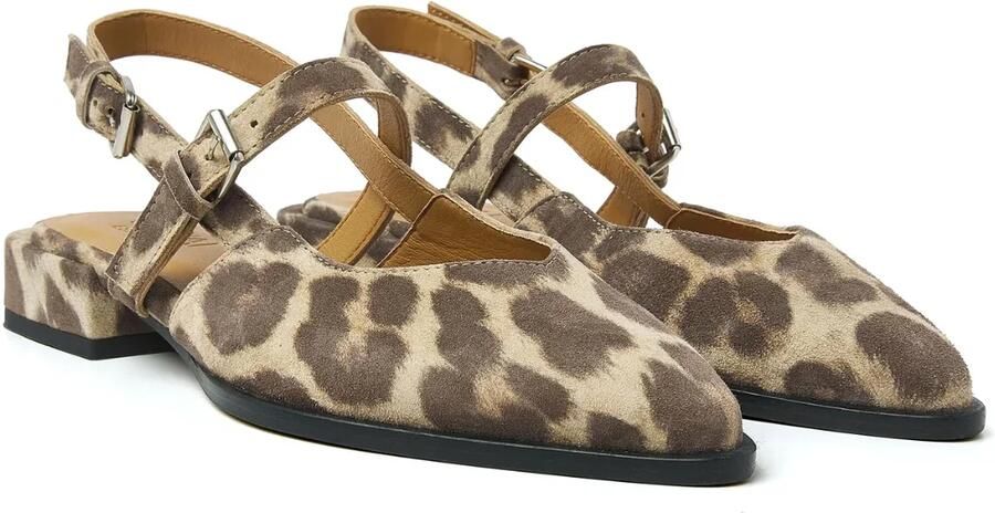 VIA VAI Slingbacks Dames Jazz Valerie Maat: 39 Materiaal: Suède Kleur: Beige - Foto 7
