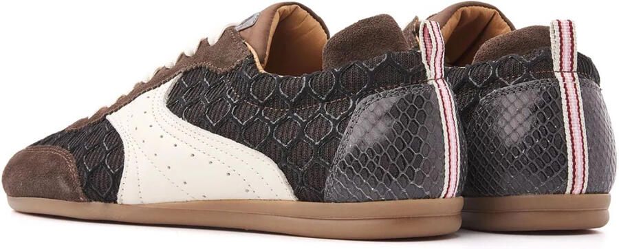 VIA VAI June Haylee Sneakers Dames Leer & Suède Bruin - Foto 6