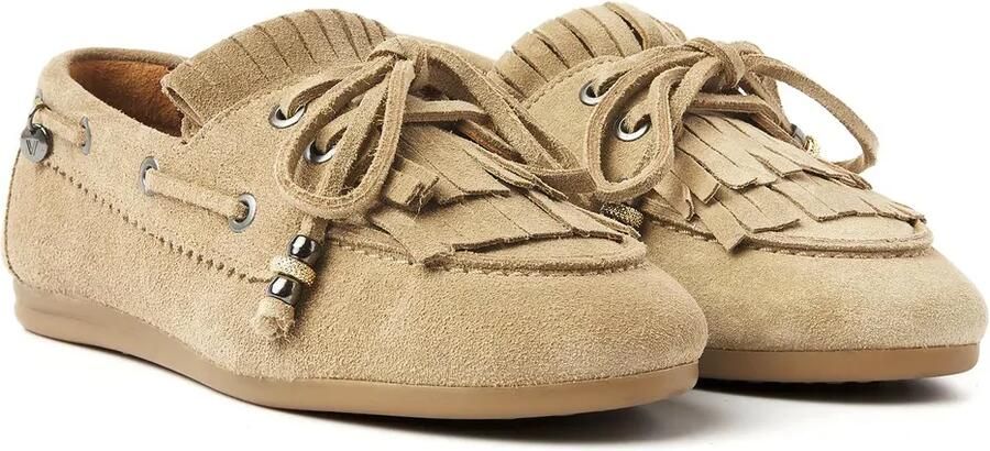 VIA VAI June Loua Mocassins dames Suède Beige - Foto 5
