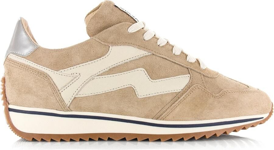 VIA VAI Mikki Alex Sneakers dames Suède Leer Beige - Foto 6