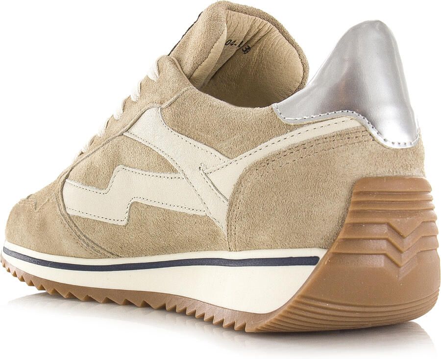 VIA VAI Mikki Alex Sneakers dames Suède Leer Beige - Foto 3