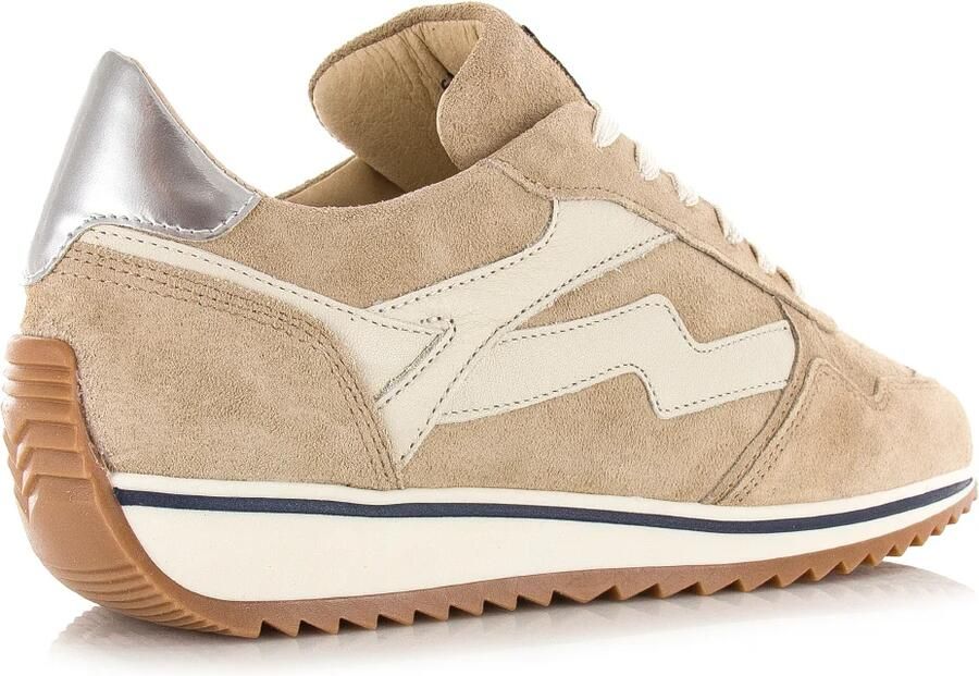 VIA VAI Mikki Alex Sneakers dames Suède Leer Beige - Foto 4