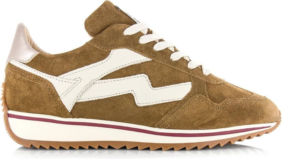 VIA VAI Mikki Alex Sneakers dames Suède Leer Beige - Foto 2