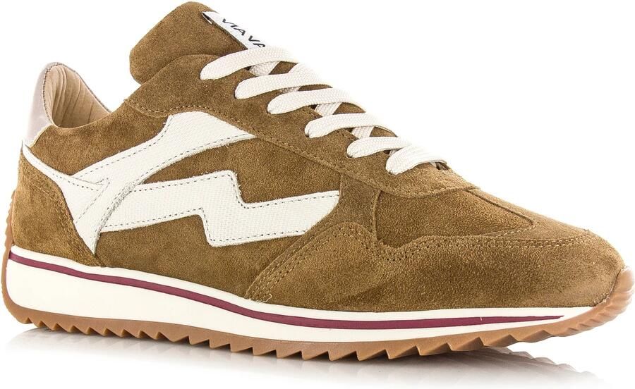 VIA VAI Mikki Alex Sneakers dames Suède Leer Beige - Foto 5