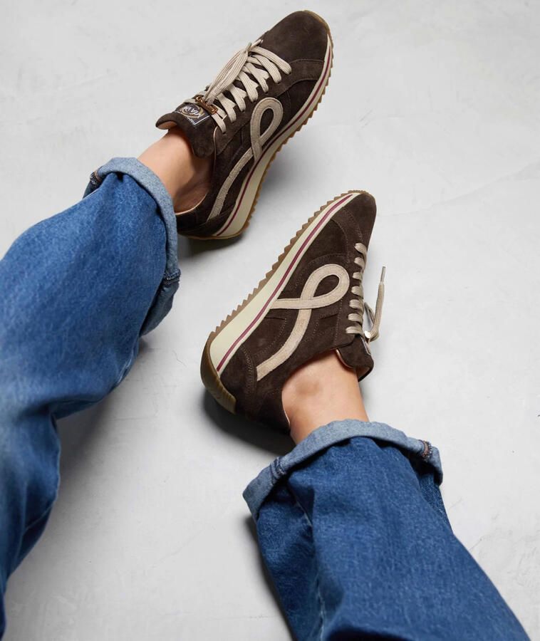 VIA VAI Mikki Eve Sneakers Dames Suède Bruin - Foto 3