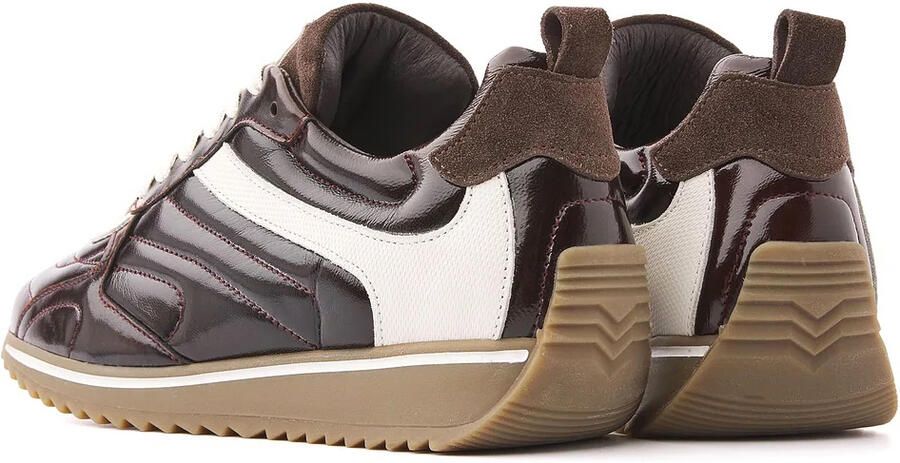 VIA VAI Mikki Rae Sneakers Dames Leer Suède Bruin - Foto 5