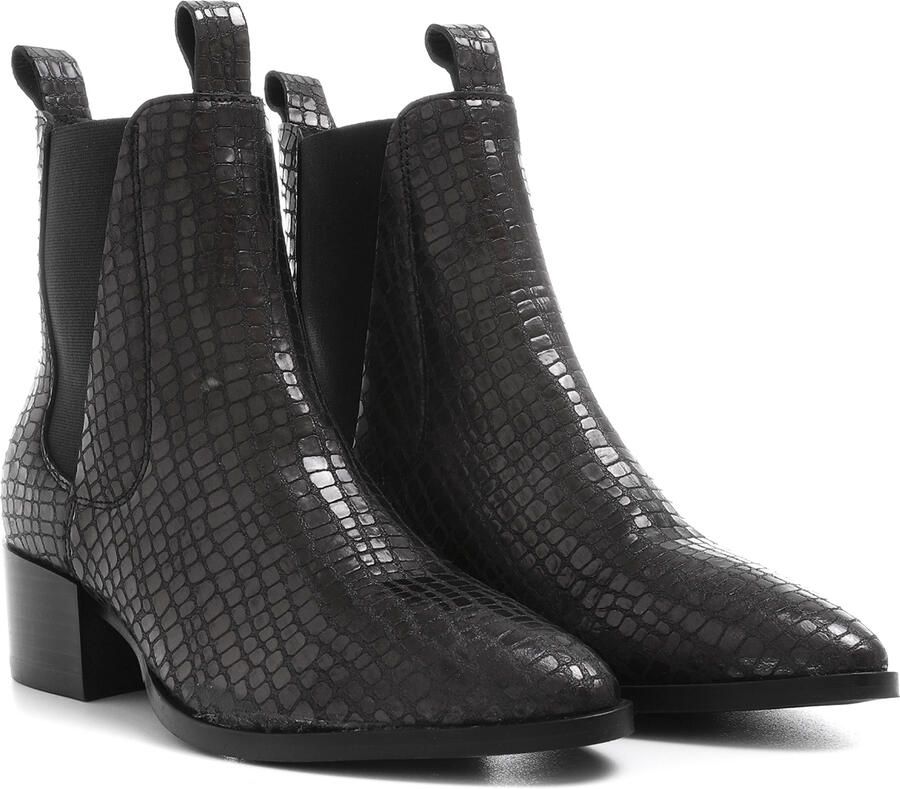 VIA VAI Rose Andrew laarzen zwart Leer Chelsea boots Dames - Foto 3