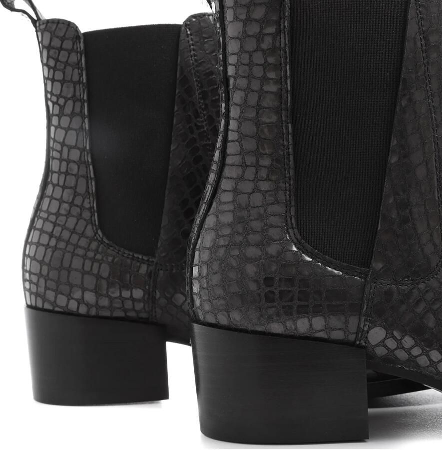 VIA VAI Rose Andrew laarzen zwart Leer Chelsea boots Dames - Foto 4