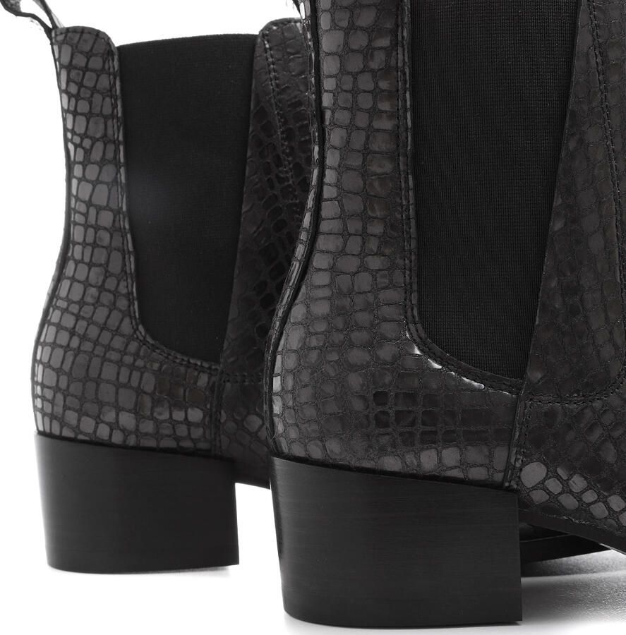 VIA VAI Rose Andrew laarzen zwart Leer Chelsea boots Dames - Foto 4