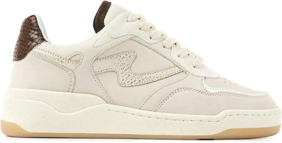 VIA VAI Lage Sneakers Dames Sam Levi Maat: 41 Materiaal: Leer Kleur: Beige - Foto 2