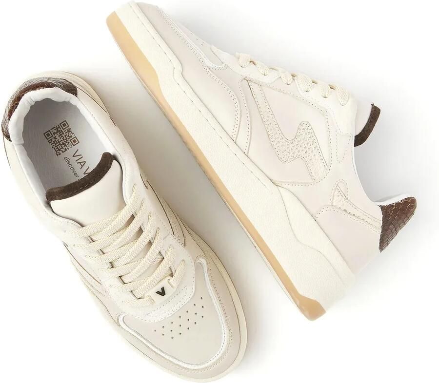 VIA VAI Lage Sneakers Dames Sam Levi Maat: 41 Materiaal: Leer Kleur: Beige - Foto 3