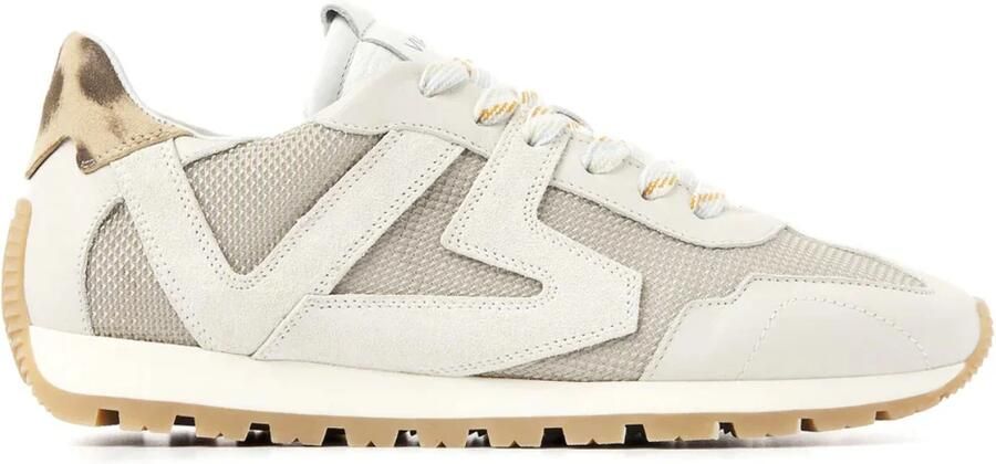 VIA VAI Scott Kenzie Sneakers Dames Leer Mesh Suède Wit - Foto 3