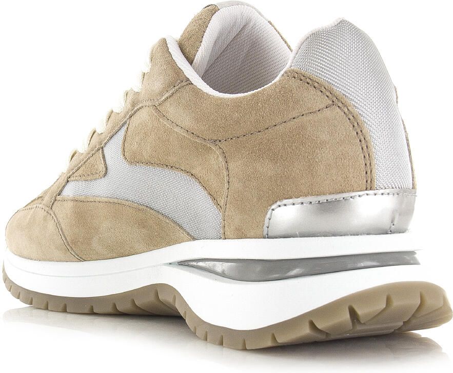 VIA VAI Usher Riggs Sneakers dames Leer Mesh Su�de Beige - Foto 6