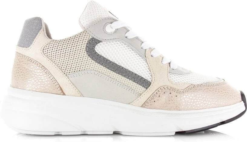 VIA VAI Vic Celia beige sneakers leer Dames