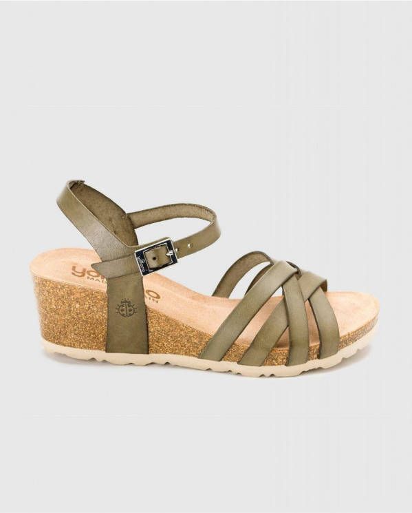 Yokono Sandaal Cadiz 071 voor dames MiddenGroen Maten: 36, 37, 38, 39, 40,  41 - Schoenen.nl