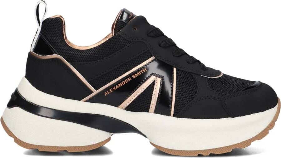 ALEXANDER SMITH Lage Sneakers Dames Victoria Maat: 42 Materiaal: Textiel Kleur: Zwart