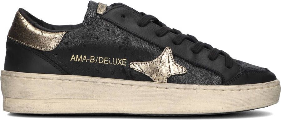 AMA BRAND DELUXE Lage Sneakers Dames Slam Maat: 43 Materiaal: Leer Kleur: Zwart