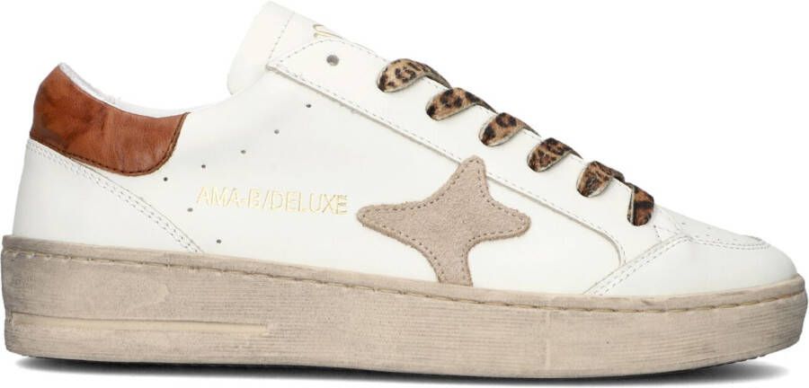 AMA BRAND DELUXE Lage Sneakers Dames Slam Maat: 36 Materiaal: Leer Kleur: Wit