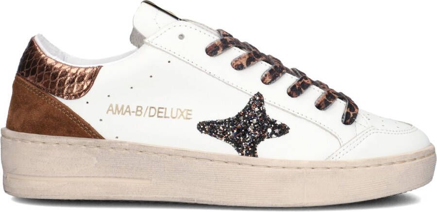 AMA BRAND DELUXE Lage Sneakers Dames Slam Maat: 43 Materiaal: Leer Kleur: Wit